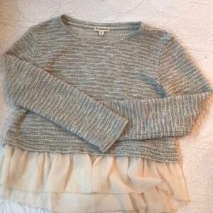 Tucker  + Tate cotton and tulle tunic